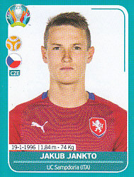 Jakub Jankto Czech Republic samolepka EURO 2020 #CZE19